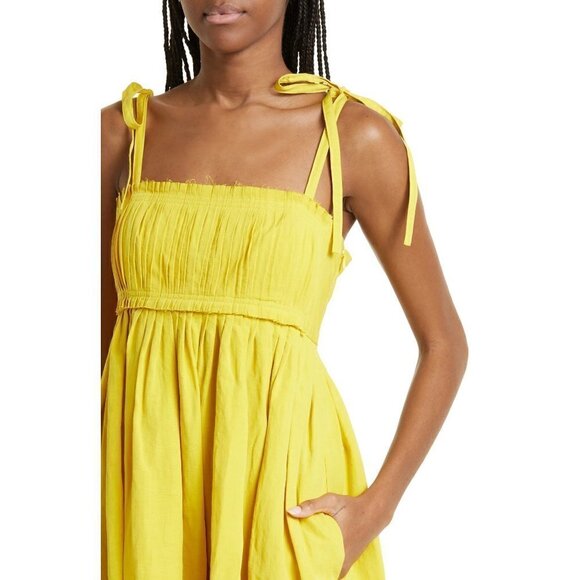 ULLA JOHNSON Laetitia Dress in Sunsprite Size US 2 - Picture 12 of 12